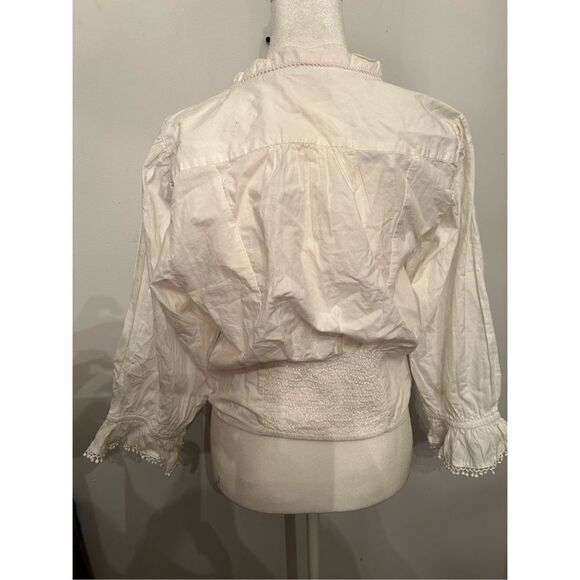 Free people Louella Embroidered Top size L - Picture 4 of 5